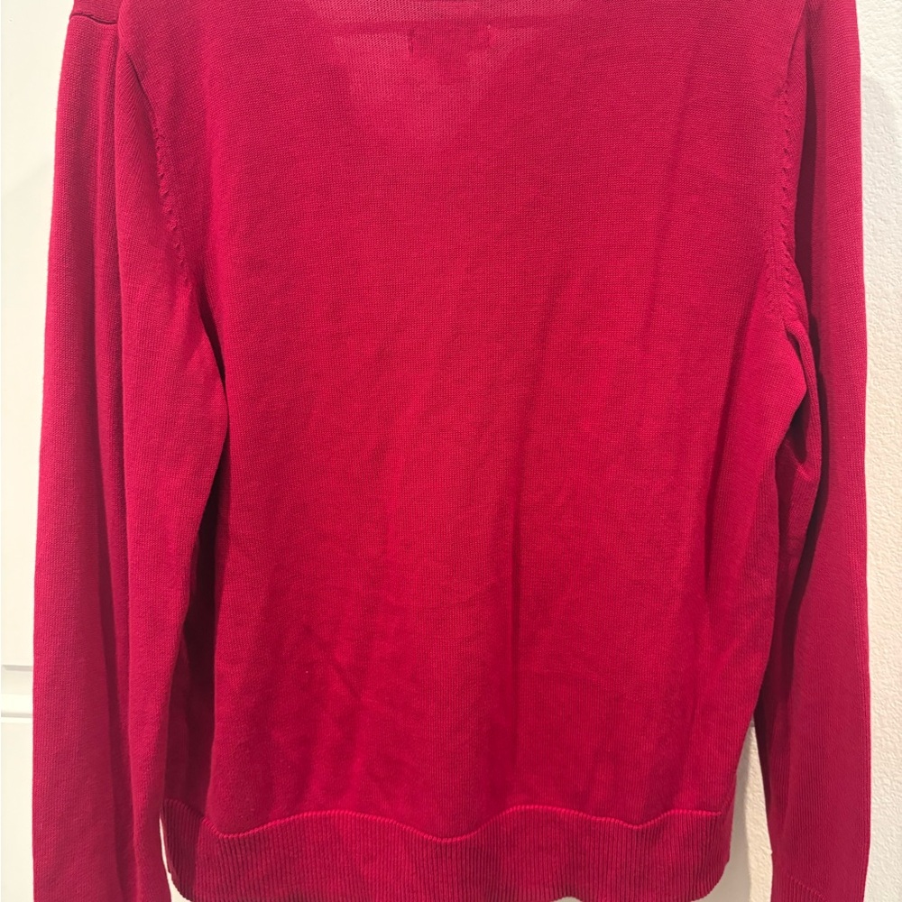 Croft & Barrel button-front cardigan, pink, size L - Picture 6 of 8